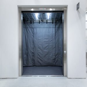 Reusable fabric elevator protection cover